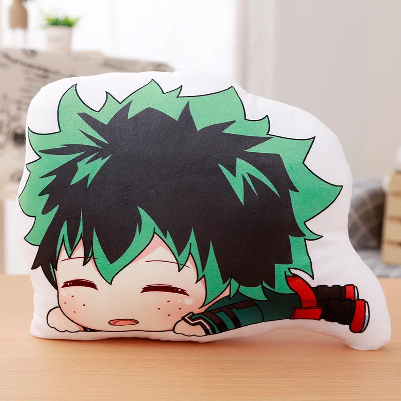 Coussins en peluche My Hero Academia, oreillers moelleux, coussins Izuku mignons, dakimakura kawaii, poupées douces Katsuki Shoto