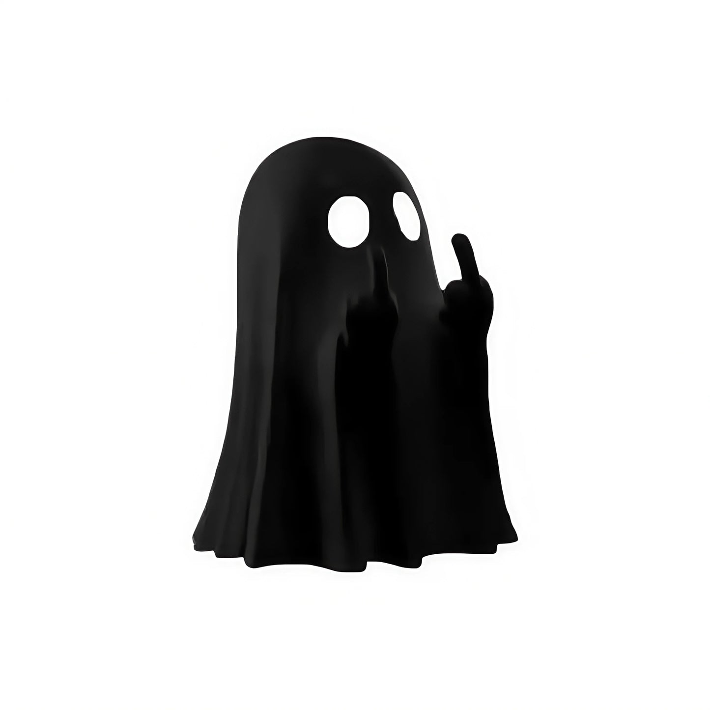 Statuette Fantôme Doigt d’Honneur – Déco Originale & Humour Japonais