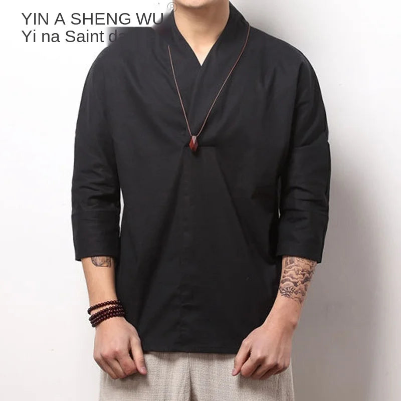 Kimono cardigan samouraï – Streetwear japonais homme