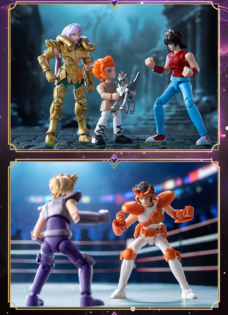 Coffret Saint Seiya – 4 figurines en boîte surprise