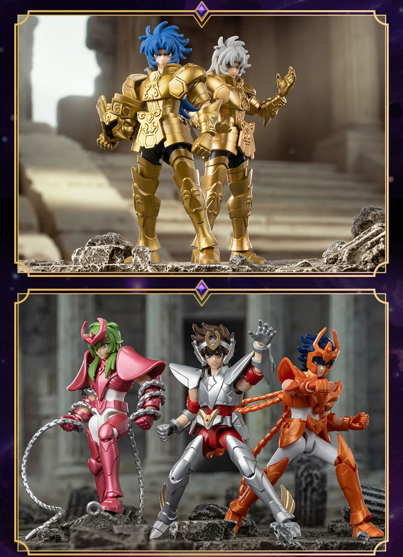 Coffret Saint Seiya – 4 figurines en boîte surprise