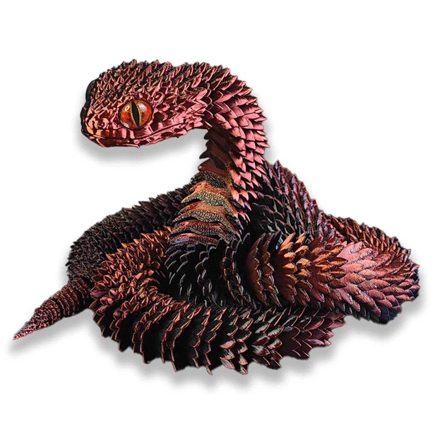 Serpent 3D articulé – Décoration et jouet