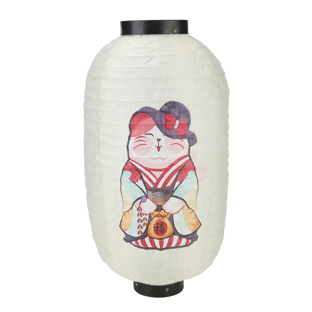 1/2/4 lanternes à sushis et fondue chinoise de 25 cm (10 pouces), style japonais, imprimées, étanches, pour bars, restaurants et pubs. Accessoires de décoration.