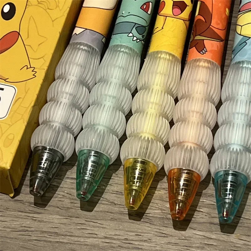 Stylos gel Pokémon kawaii – Lot de 5