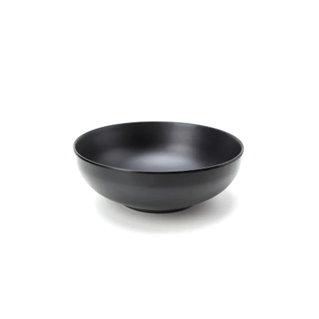Japanese style melamine ramen bowl, black porcelain imitation noodle bowl for home
