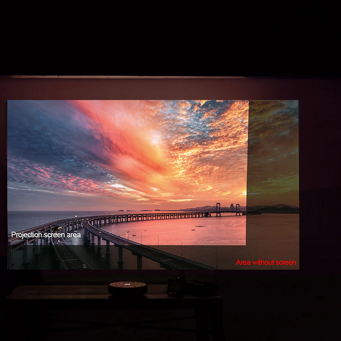 Écran de Projection Portable Anti-Lumière – 60 à 120 Pouces | Home Cinéma, Bureau, Extérieur