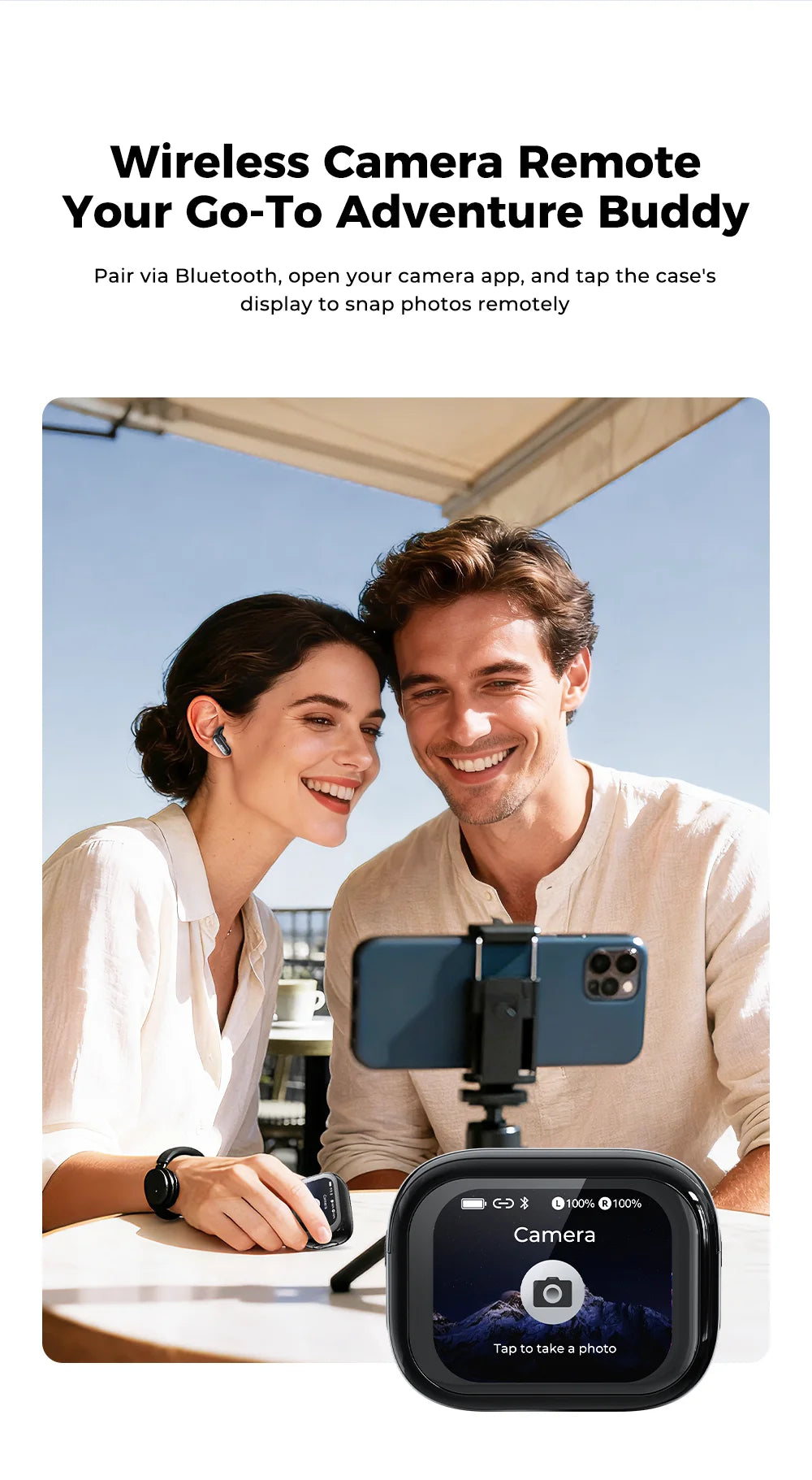 Écouteurs Bluetooth HTC NE68 – Traducteur IA & écran LCD