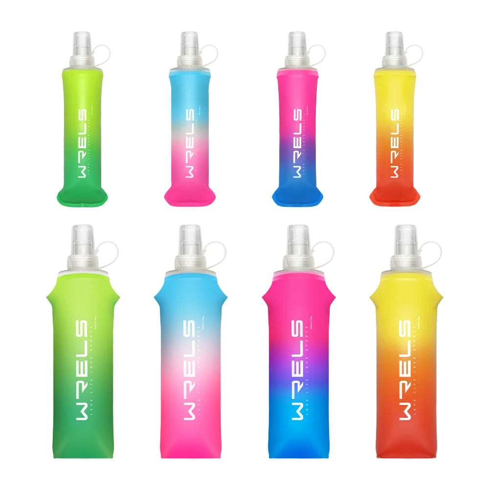 Gourde Souple Pliable TPU – 250ml & 500ml, Ultralégère pour le Sport & l’Outdoor