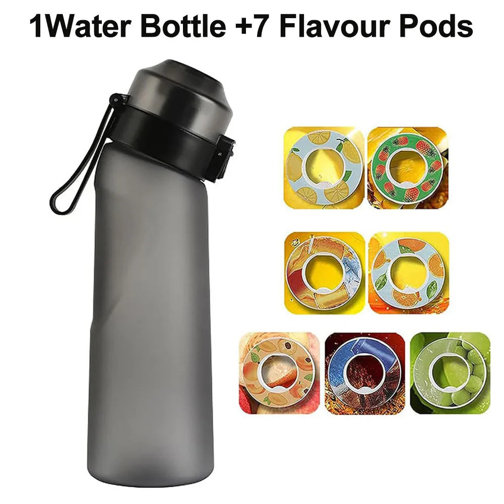 Gourde Sport 650ml avec Pods Arômes Fruités – Zéro Sucre, Anti-fuite