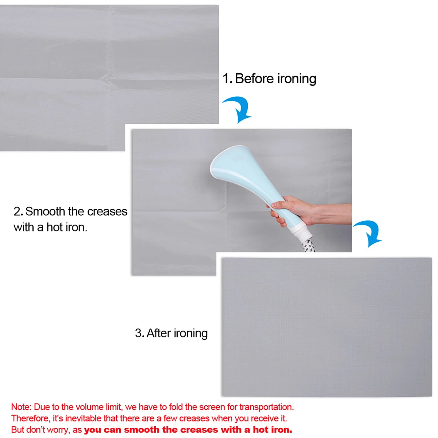 Écran de Projection Portable Anti-Lumière – 60 à 120 Pouces | Home Cinéma, Bureau, Extérieur