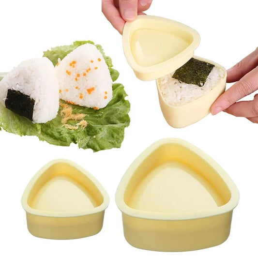 Triangular sushi mold, onion rice ball press, Japanese cuisine