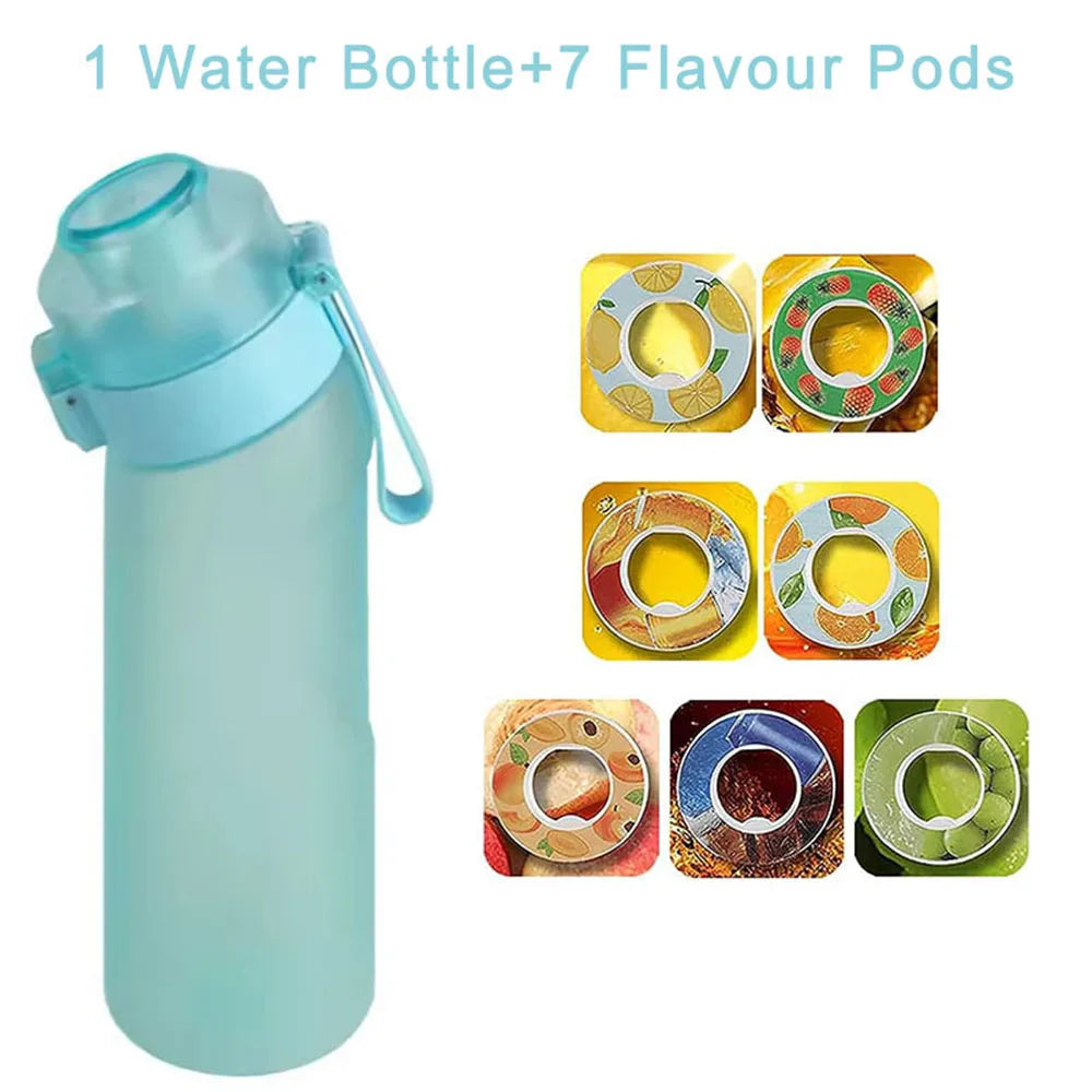 Gourde Sport 650ml avec Pods Arômes Fruités – Zéro Sucre, Anti-fuite
