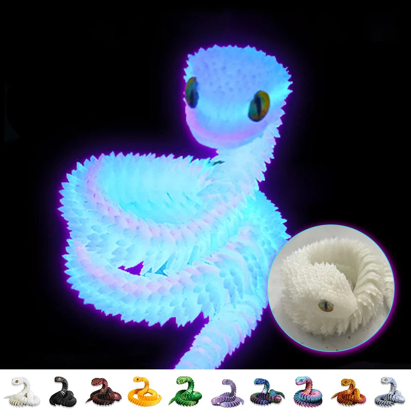 Serpent 3D articulé – Décoration et jouet