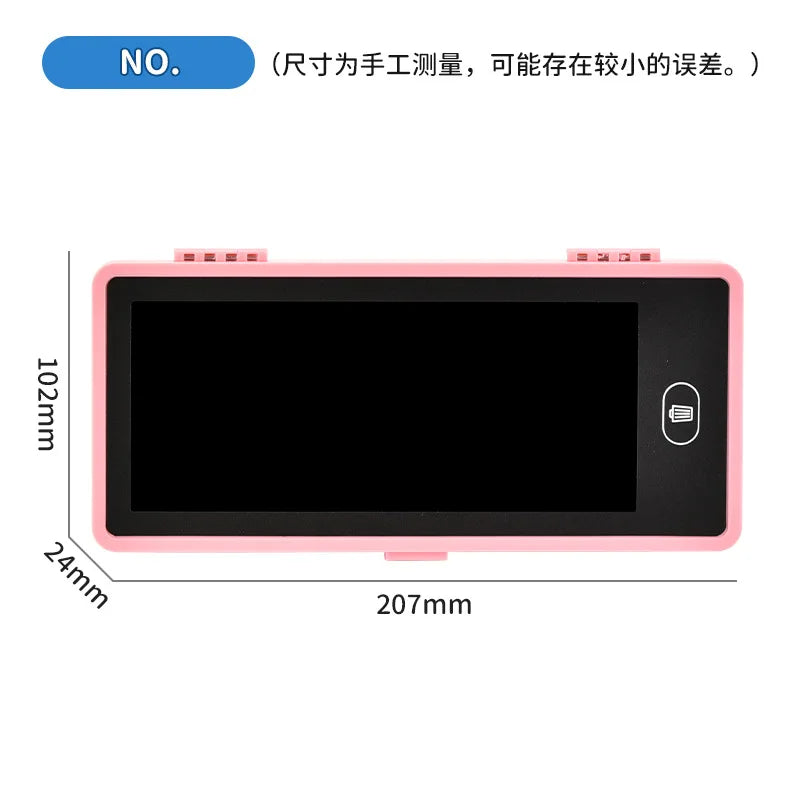 Trousse 2-en-1 avec écran LCD effacable