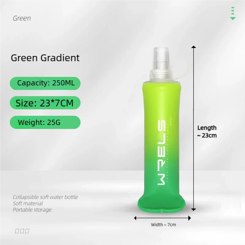 Gourde Souple Pliable TPU – 250ml & 500ml, Ultralégère pour le Sport & l’Outdoor