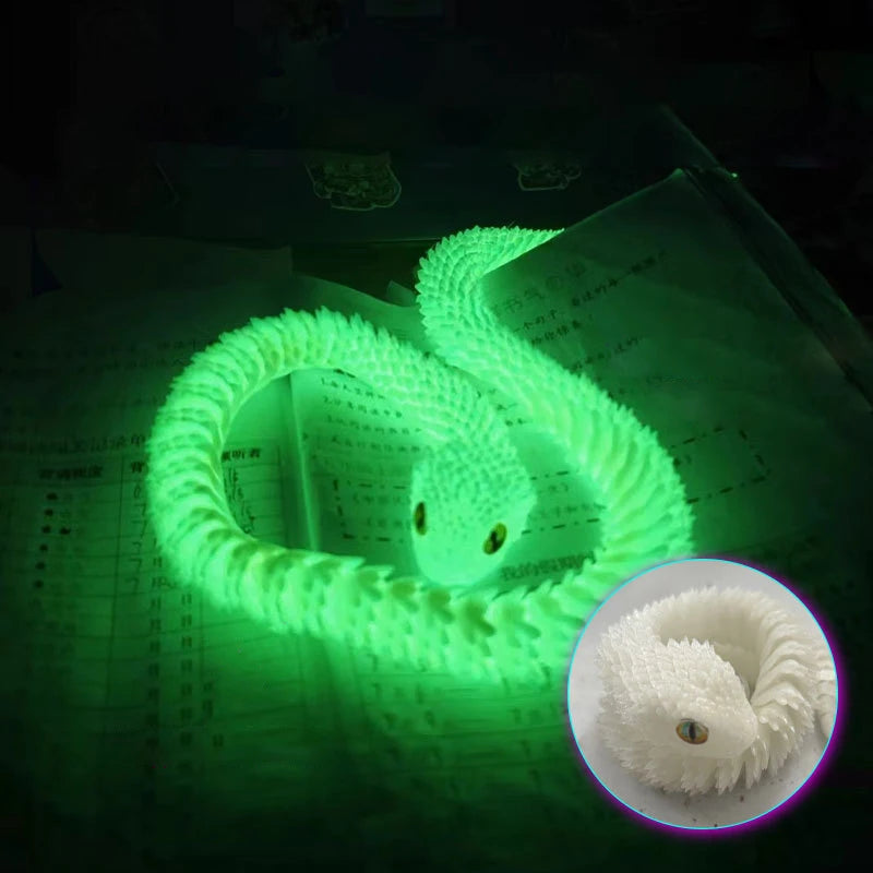 Serpent 3D articulé – Décoration et jouet