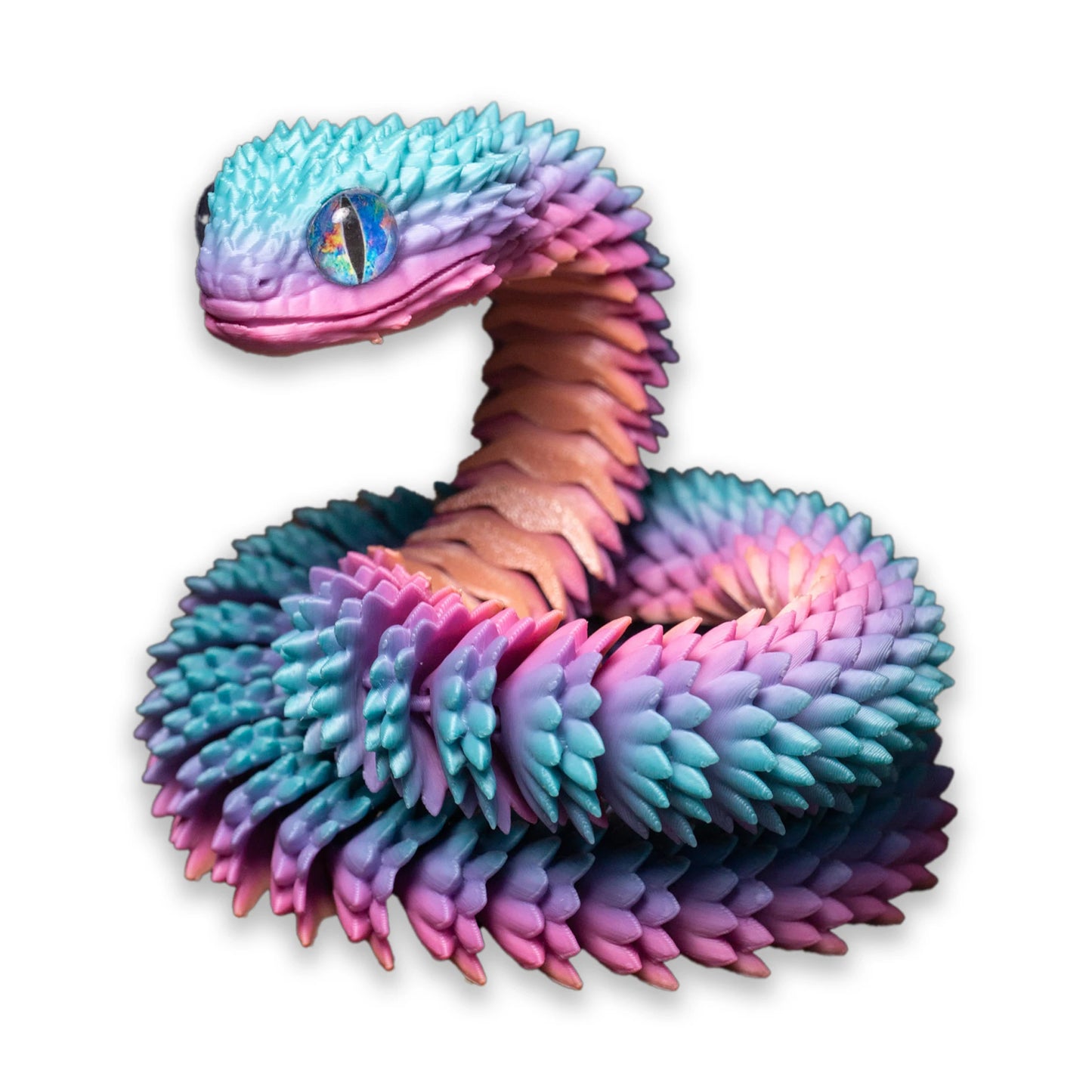 Serpent 3D articulé – Décoration et jouet