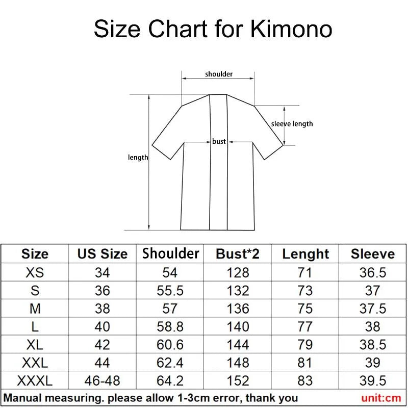 Kimono Yukata japonais – Imprimé chat Harajuku