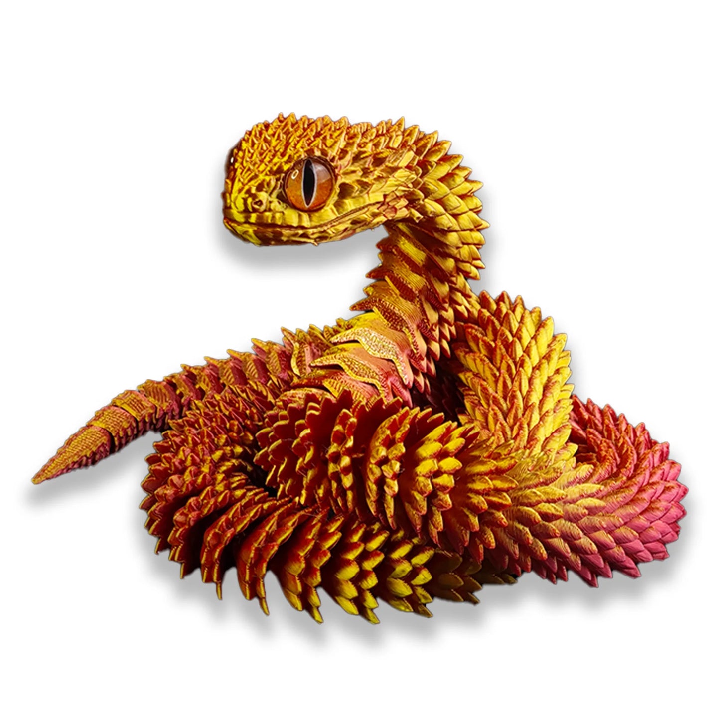 Serpent 3D articulé – Décoration et jouet