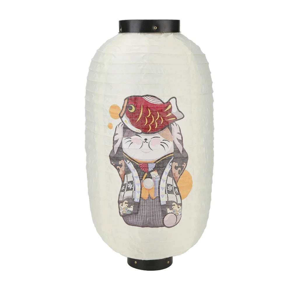 1/2/4 lanternes à sushis et fondue chinoise de 25 cm (10 pouces), style japonais, imprimées, étanches, pour bars, restaurants et pubs. Accessoires de décoration.