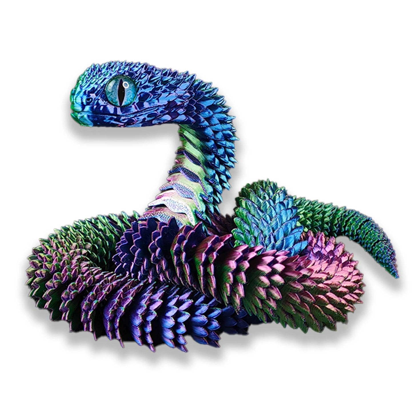 Serpent 3D articulé – Décoration et jouet