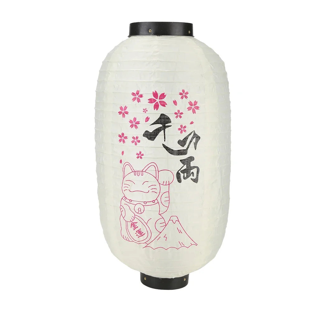 1/2/4 lanternes à sushis et fondue chinoise de 25 cm (10 pouces), style japonais, imprimées, étanches, pour bars, restaurants et pubs. Accessoires de décoration.