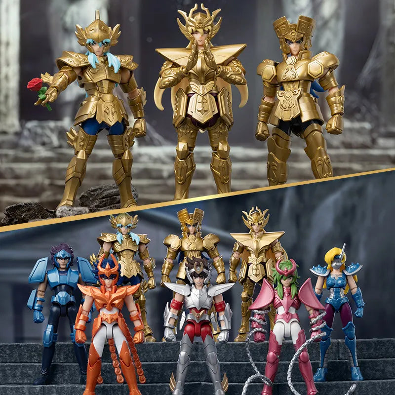 Coffret Saint Seiya – 4 figurines en boîte surprise
