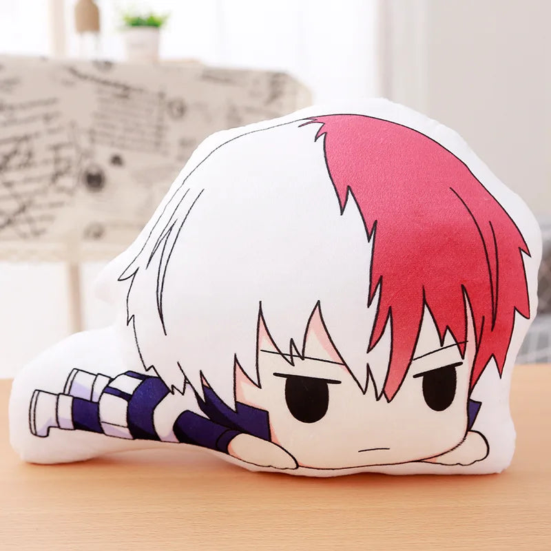 Coussins en peluche My Hero Academia, oreillers moelleux, coussins Izuku mignons, dakimakura kawaii, poupées douces Katsuki Shoto
