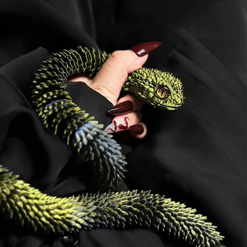 Serpent 3D articulé – Décoration et jouet