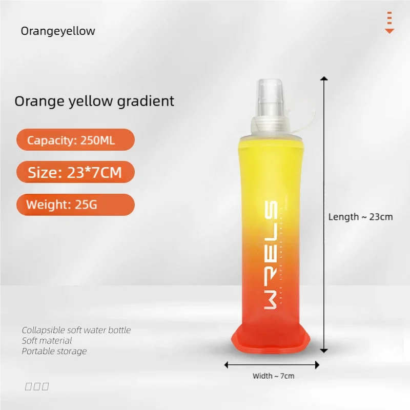 Gourde Souple Pliable TPU – 250ml & 500ml, Ultralégère pour le Sport & l’Outdoor