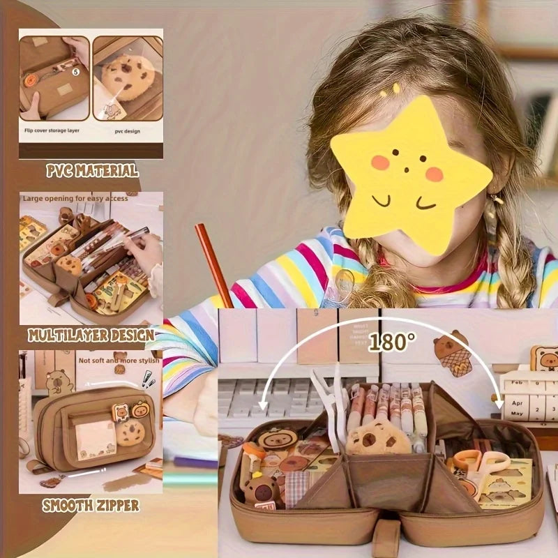Trousse grande capacité à rabat – Kit 27 pièces