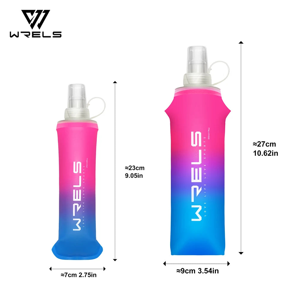 Gourde Souple Pliable TPU – 250ml & 500ml, Ultralégère pour le Sport & l’Outdoor