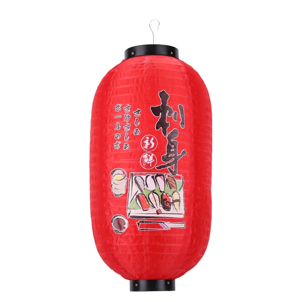 1/2/4 lanternes à sushis et fondue chinoise de 25 cm (10 pouces), style japonais, imprimées, étanches, pour bars, restaurants et pubs. Accessoires de décoration.