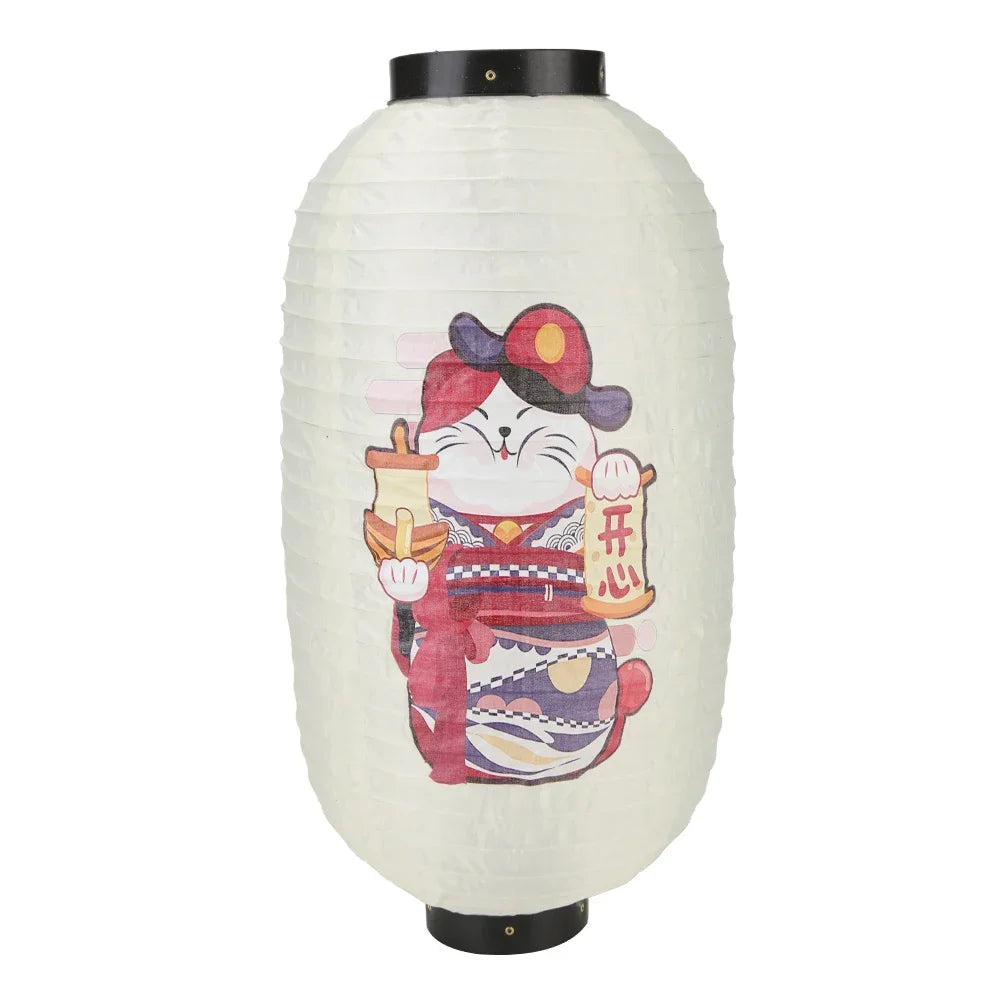 1/2/4 lanternes à sushis et fondue chinoise de 25 cm (10 pouces), style japonais, imprimées, étanches, pour bars, restaurants et pubs. Accessoires de décoration.